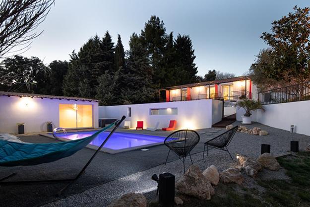 Bed and Breakfast Mise En Scene Aumelas Exterior foto