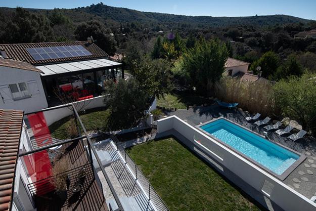 Bed and Breakfast Mise En Scene Aumelas Exterior foto